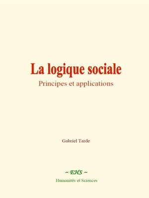 cover image of La logique sociale